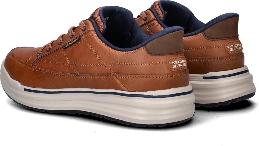 Skechers Hands Free Slip-Ins Sterling heren sneaker Cognac - Foto 3