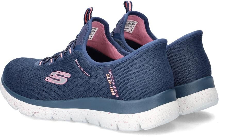 Skechers Hands Free Slip-Ins Summits dames instapschoen Blauw wit - Foto 6