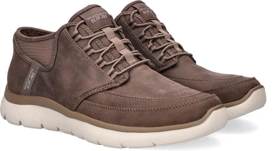 Skechers Slip-ins: Summits Siegul suède heren sneakers bruin Extra comfort Memory Foam - Foto 5