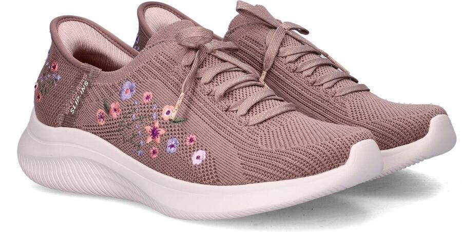 Skechers Hands Free Slip-Ins Ultra Flex 4.0 dames sneaker Donker Taupe - Foto 2