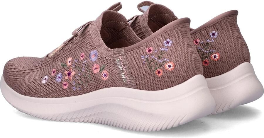 Skechers Hands Free Slip-Ins Ultra Flex 4.0 dames sneaker Donker Taupe - Foto 3