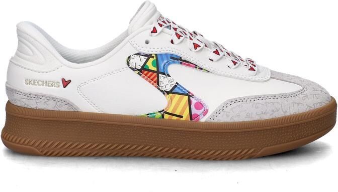Skechers x Britto Hands Free Slip-In Hotshot dames sneaker Wit multi - Foto 4