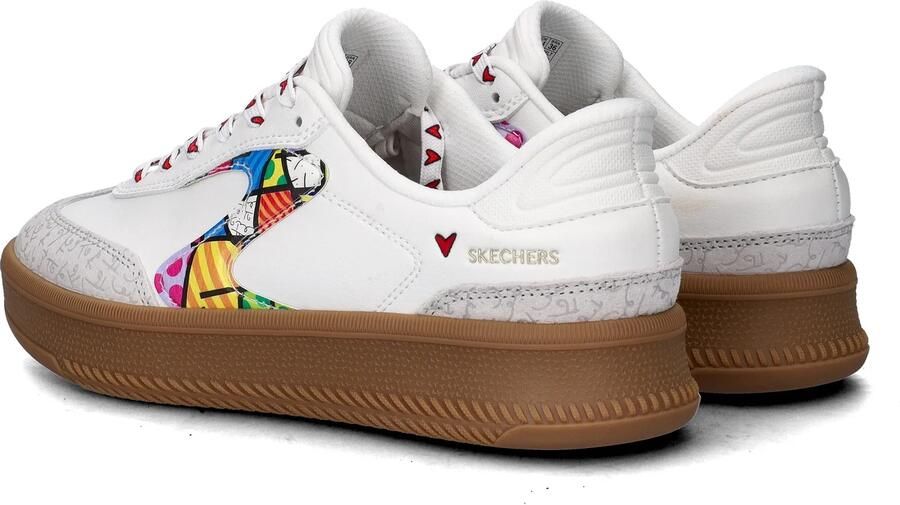 Skechers x Britto Hands Free Slip-In Hotshot dames sneaker Wit multi - Foto 6