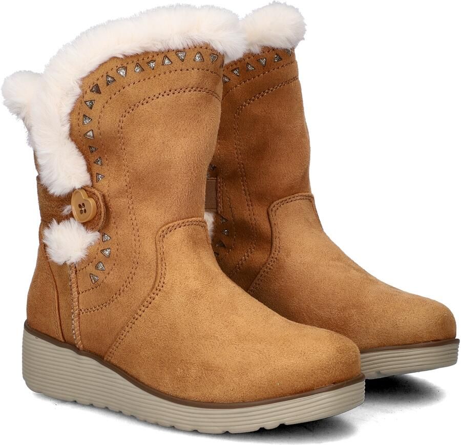 Skechers Keepsake Wedge meisjes boot Cognac - Foto 4