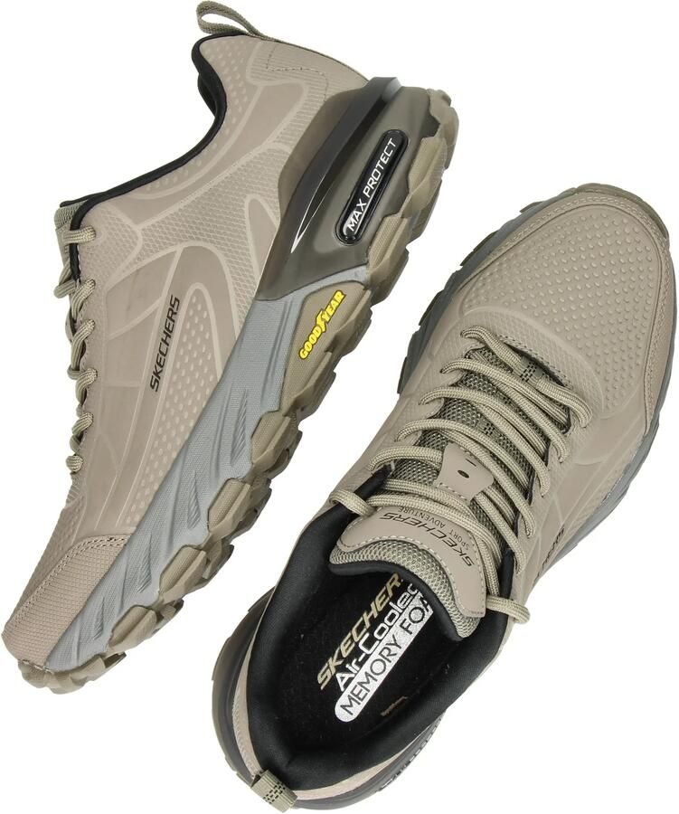 Skechers Max Protect Ironguard Taupe Black Wandelschoenen Heren - Foto 9