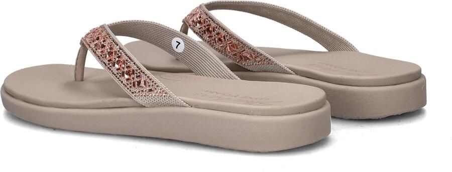 Skechers Meditation Luxe Everyday Glow dames slipper Taupe - Foto 5