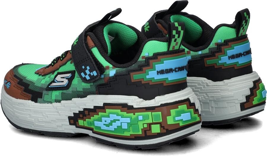 Skechers Mega-Craft 4K Klittenband Laag Donkerbruin - Foto 9