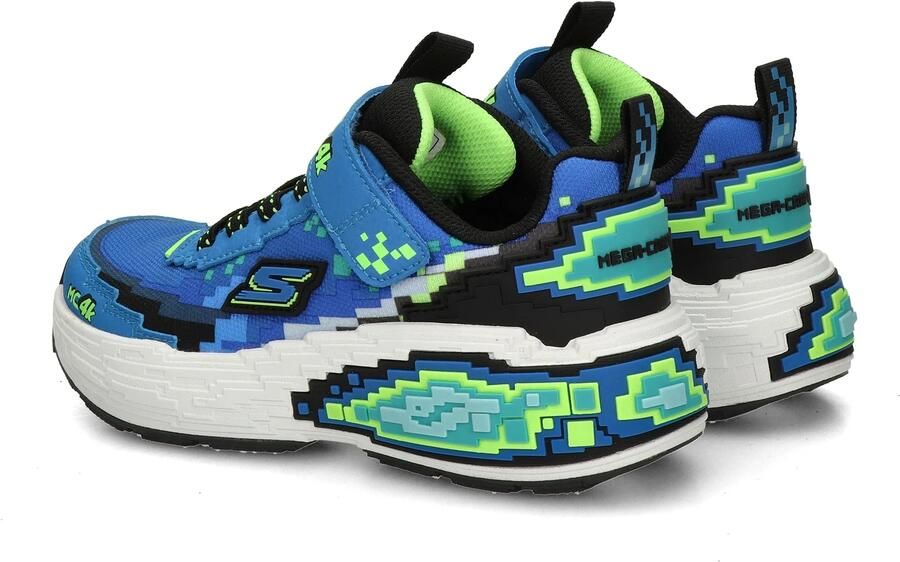 Skechers MEGA-CRAFT 4K Jongens Sneakers Blauw - Foto 5