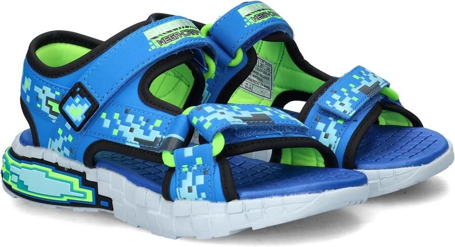 Skechers MEGA-SPLASH 4K Jongens Sandalen Zwart - Foto 3