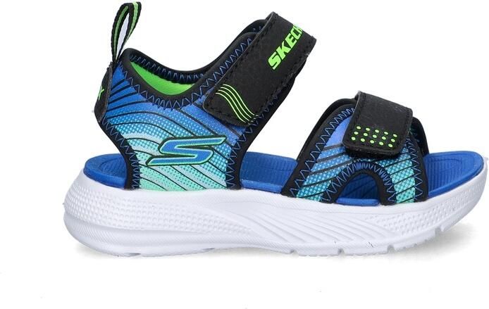 Skechers Microspec Splash jongens sandaal Zwart multi - Foto 2
