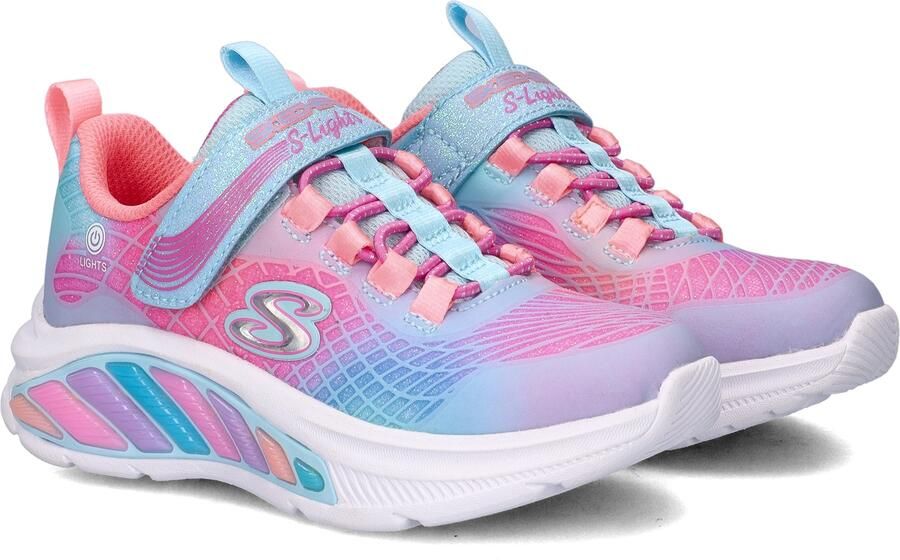 Skechers S-Lights: Rainbow Cruisers Klittenband licht blauw - Foto 10