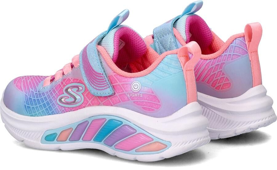 Skechers S-Lights: Rainbow Cruisers Klittenband licht blauw - Foto 11