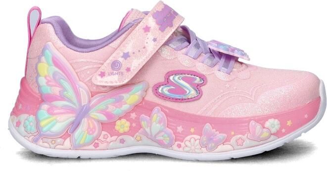 Skechers S-Lights Butterfly Bliss meisjes sneaker Roze - Foto 2