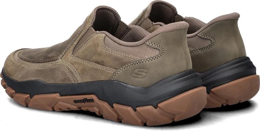 Skechers Hands Free Slip-Ins Santoro Archaic heren instapper Donker Taupe - Foto 4