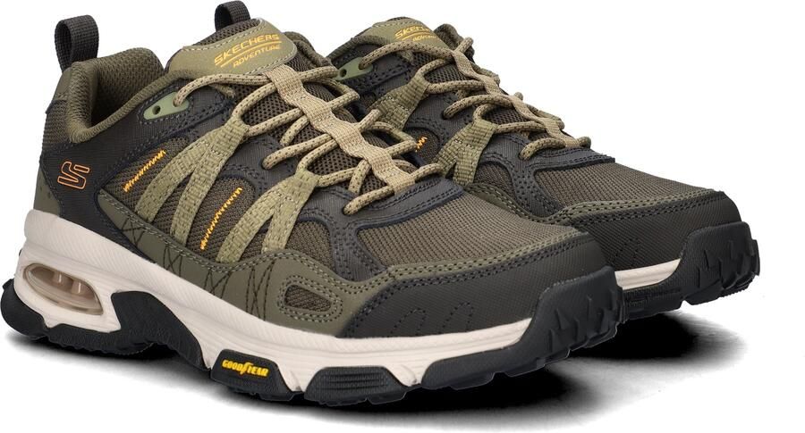 Skechers SKECH-AIR ENVOY Heren Wandelschoenen Olijf - Foto 4