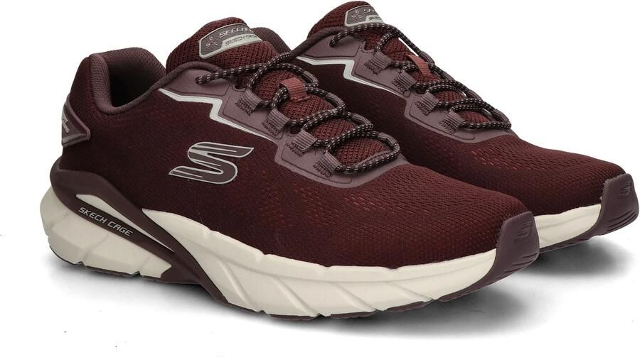Skechers Skech Cage Kariv heren sneaker Bordo - Foto 4