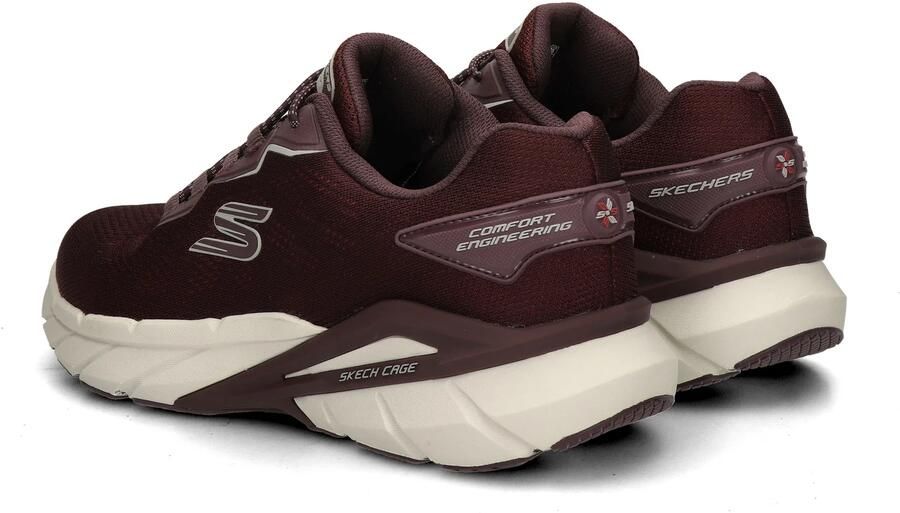 Skechers Skech Cage Kariv heren sneaker Bordo - Foto 5