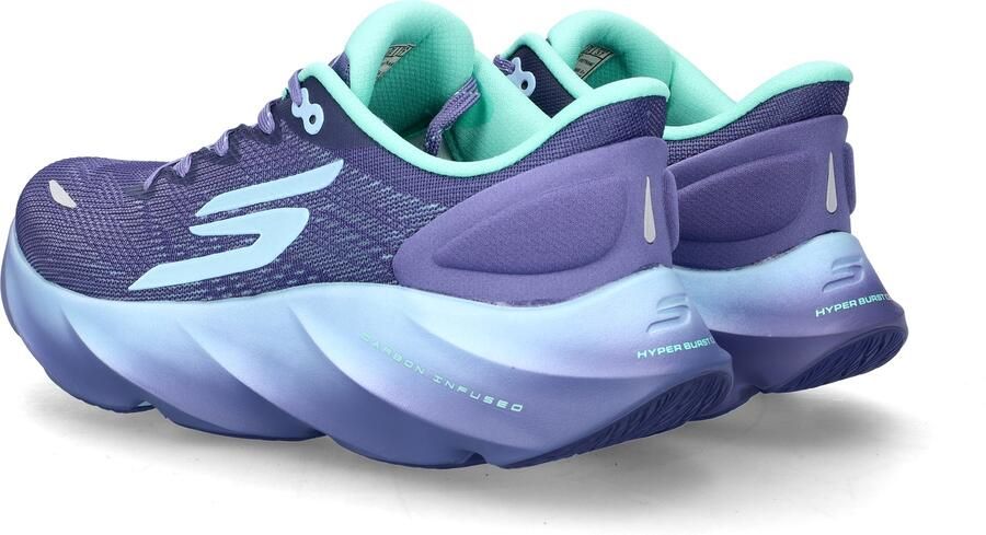 Skechers SKX AERO BURST Dames Sportschoenen Periwinkle Aqua - Foto 4