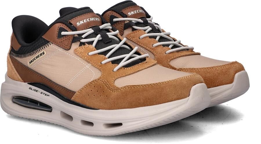 Skechers Sloan Remming heren sneaker Bruin multi - Foto 3