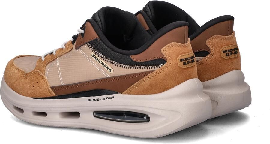 Skechers Sloan Remming heren sneaker Bruin multi - Foto 4