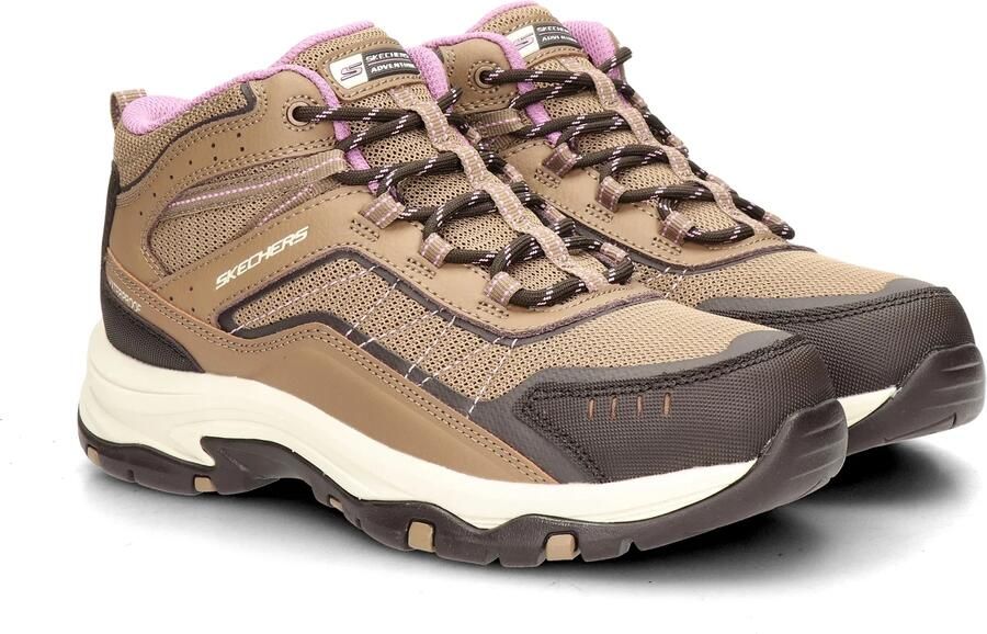 Skechers TREGO Dames Wandelschoenen Tan Bruin - Foto 4