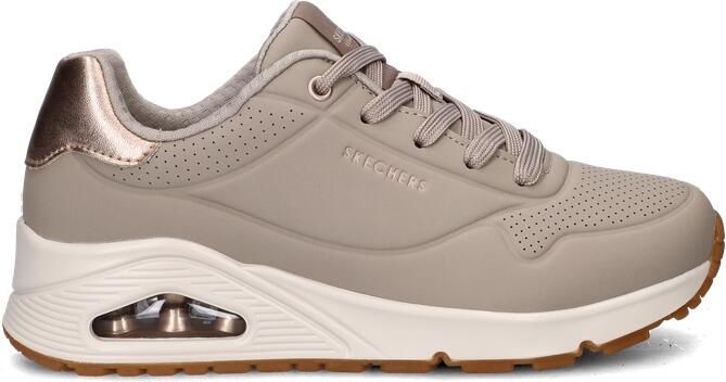 Skechers Sneakers UNO GOLDEN AIR Vrijetijdsschoen lage schoen veterschoen met metallic inzet