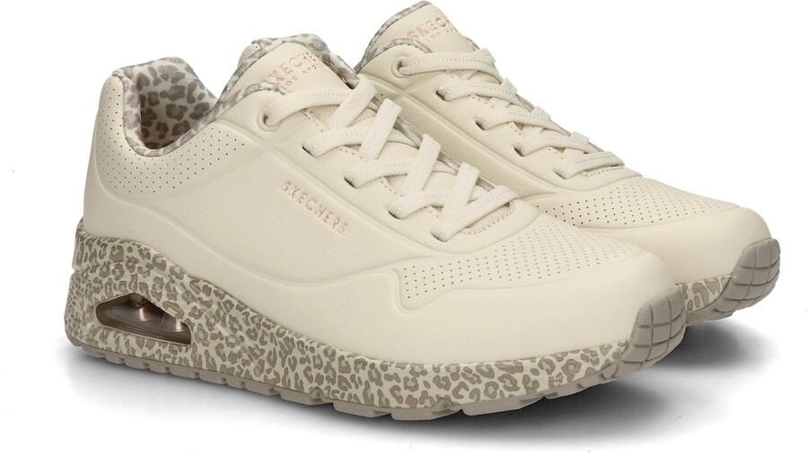 Skechers uno safari time 155412 WHLD white leopard - Foto 9