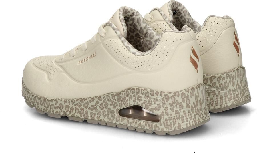 Skechers uno safari time 155412 WHLD white leopard - Foto 10