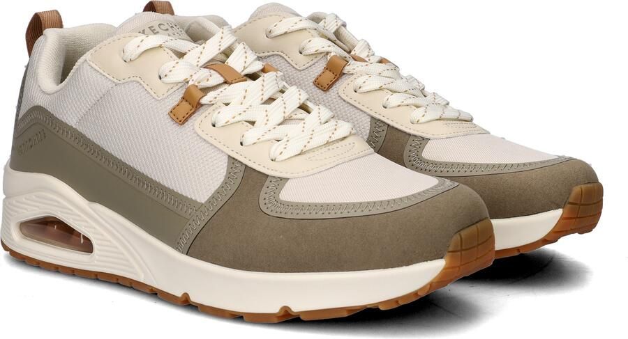 Skechers Beige en olijfgroene sneaker met Air-Cooled Memoryfoam Beige Heren - Foto 14