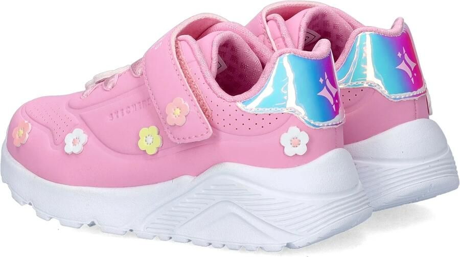 Skechers Uno Lite meisjes sneaker Roze - Foto 3