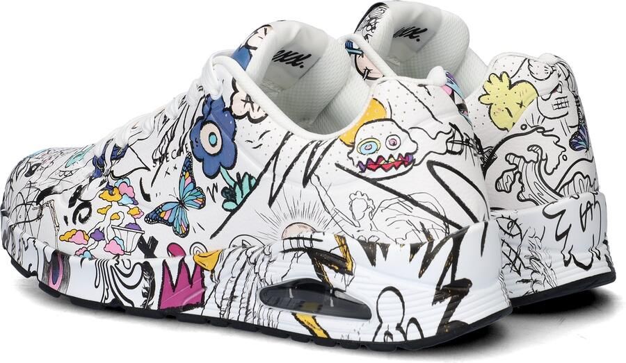 Skechers Vexx: Uno Process Sketch Sneakers Laag Wit - Foto 11
