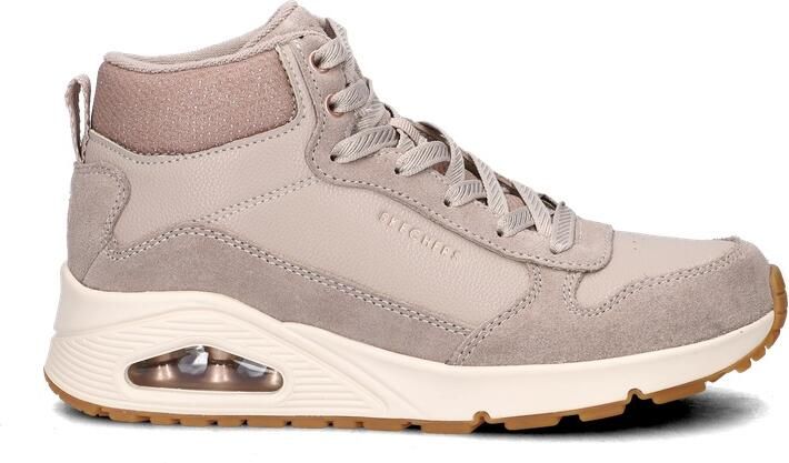 Skechers Uno Stacre Shine Dames Sneakers Beige - Foto 2