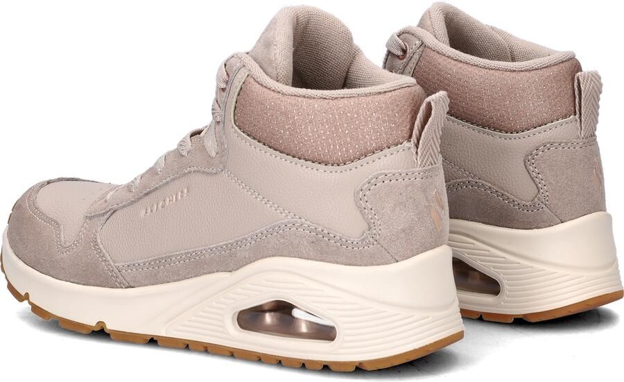 Skechers Uno Stacre Shine Dames Sneakers Beige - Foto 3
