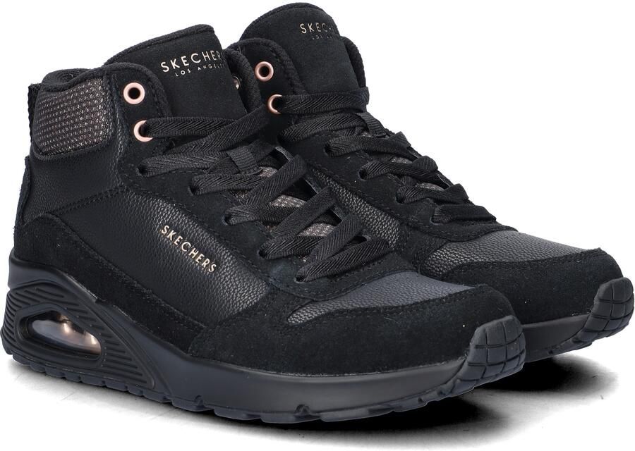 Skechers Sneakers met sleehak UNO-STACRE SHINE High top sneaker veterboots met luchtkamer zool - Foto 3