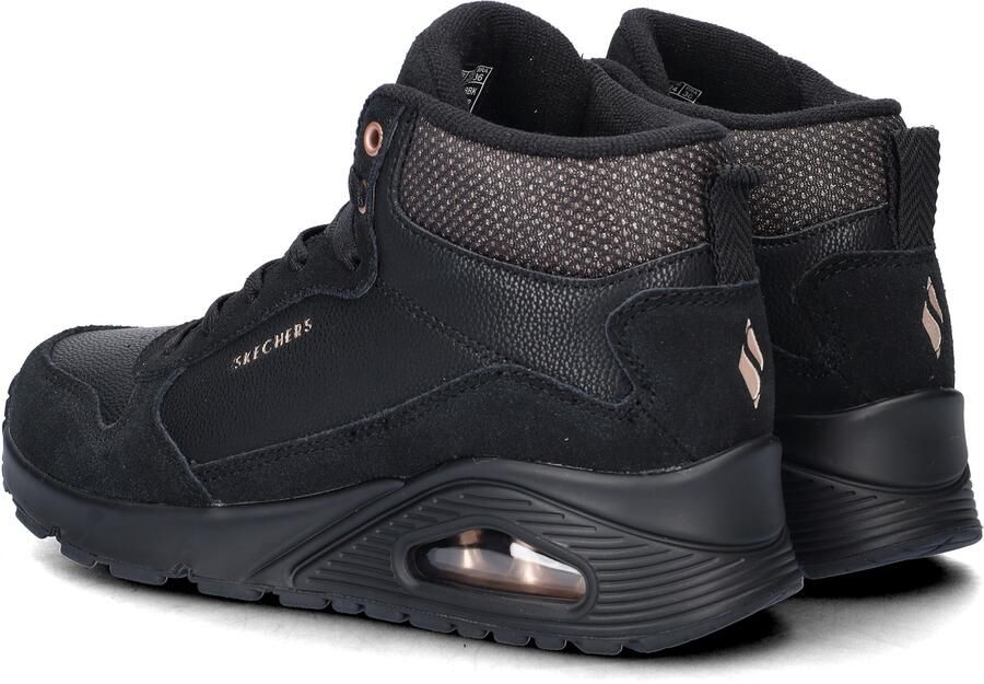 Skechers Sneakers met sleehak UNO-STACRE SHINE High top sneaker veterboots met luchtkamer zool - Foto 4