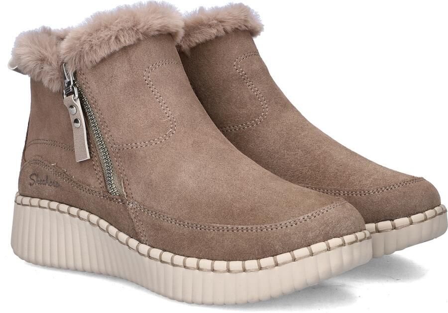 Skechers Wilshire Blvd Fresh Zip Dames Laarzen Beige - Foto 4