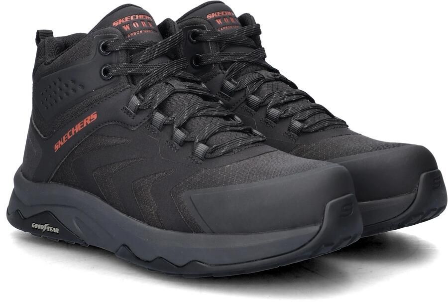 Skechers Work Speed Flex Trekker Nordown heren veterboot Zwart rood - Foto 3