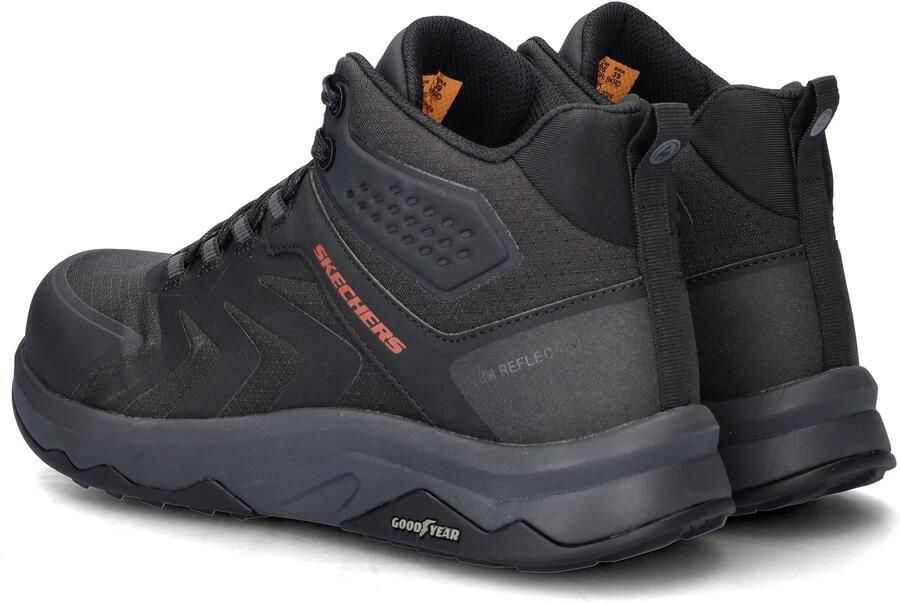 Skechers Work Speed Flex Trekker Nordown heren veterboot Zwart rood - Foto 4