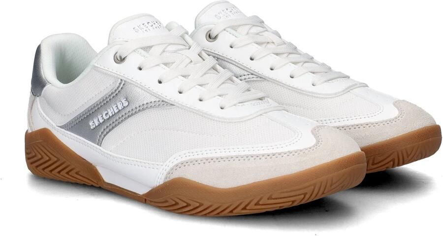 Skechers Zinger Metallic Roads dames sneaker Wit - Foto 3