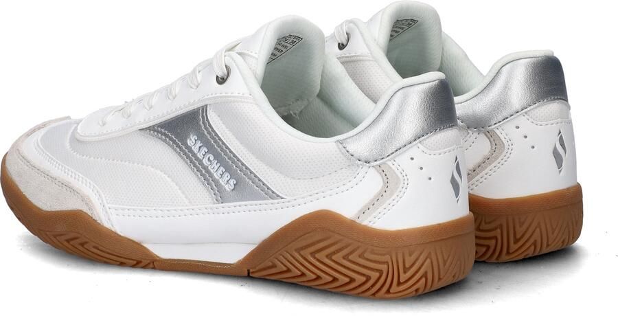 Skechers Zinger Metallic Roads dames sneaker Wit - Foto 4