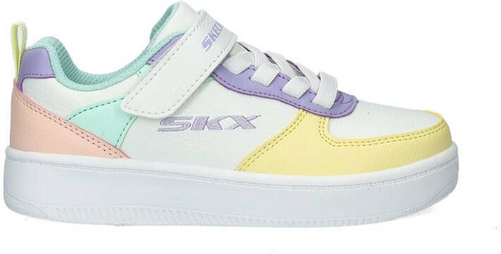 Skechers sneakers wit pastel Meisjes Imitatieleer Meerkleurig 32 - Foto 14