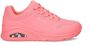 Skechers Sneakers met sleehak Uno Stand on Air vrijetijdsschoen lage schoen veterschoen met fijne perforatie - Thumbnail 3