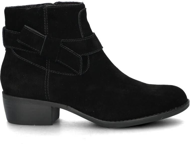 Skechers suède enkellaarzen zwart - Foto 4