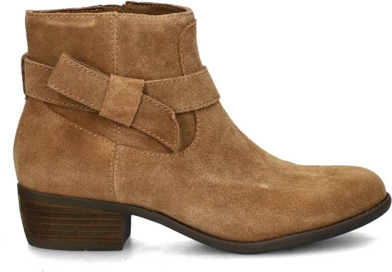 Skechers suède enkellaarzen cognac - Foto 4