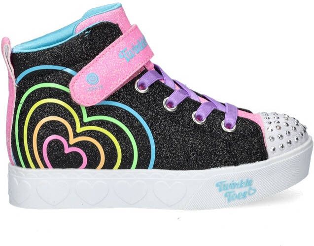 Skechers Twinkle Toes Heart Steps hoge sneakers
