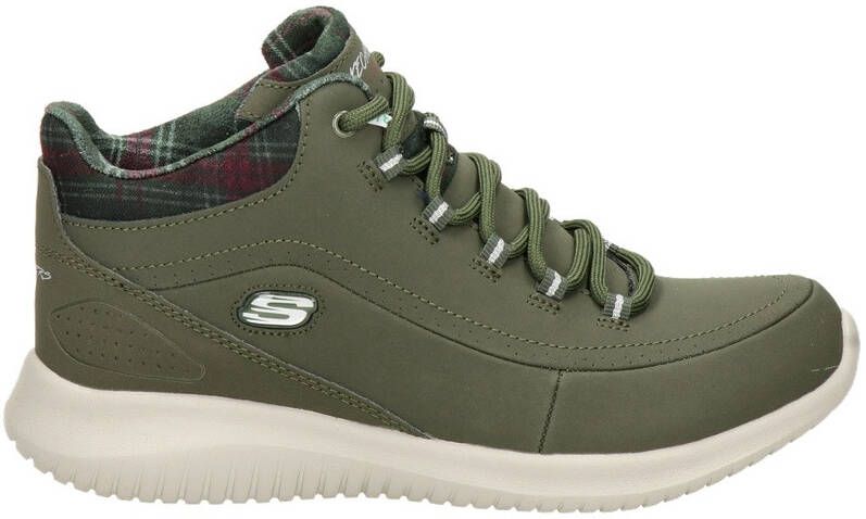 Skechers Ultra Flex-Just Chill Dames Sneakers- Olive - Foto 3