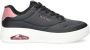 Skechers Uno Court Sneakers zwart Synthetisch Dames - Thumbnail 3