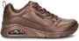 Skechers Uno Galactic Gal Dames Sneakers Donkerbruin - Thumbnail 4
