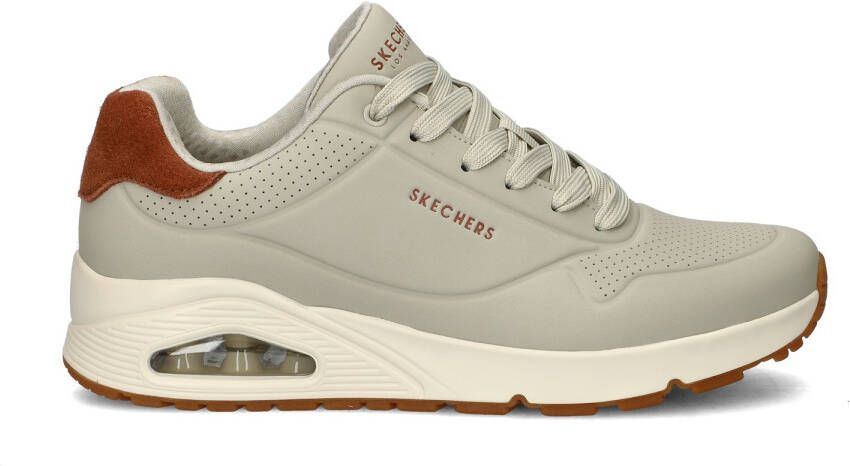 Skechers Uno Suited On Air Heren Sneakers Naturel - Foto 12