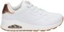 Skechers Sneakers Uno vrijetijdsschoen lage schoen veterschoen met metallic-inzet - Thumbnail 4